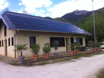 Installation panneaux solaire Camping Le Chatelard