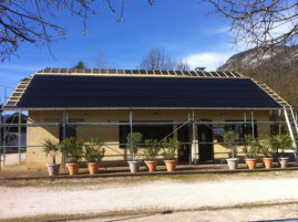 Installation panneaux solaire Camping Le Chatelard