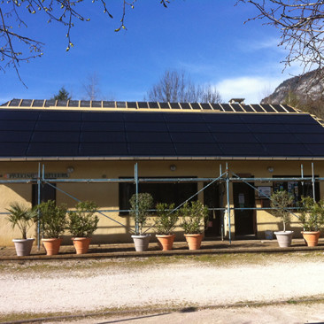 Installation panneaux solaire Camping Le Chatelard