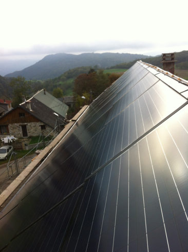 Installation solaire Centrales Villageoises Perle