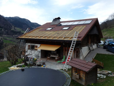 Electricité solaire Petit-Bornand