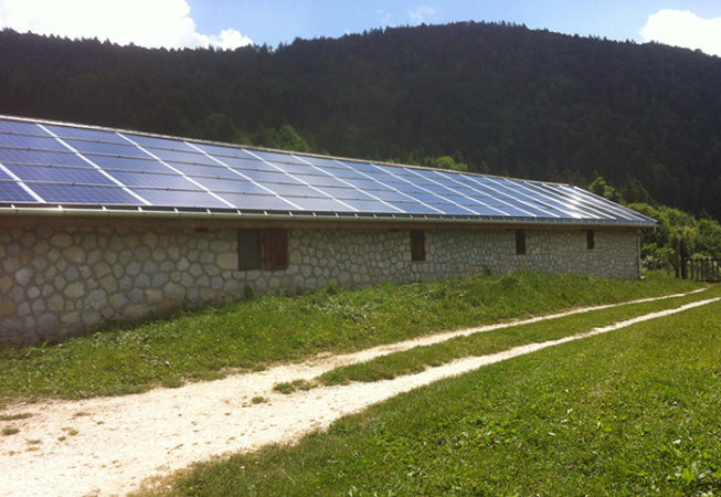 Le Châtelard Panneaux solaire