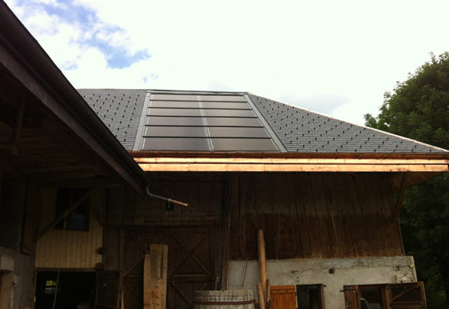 Panneaux photovoltaïques maison individuelle LESCHAUX