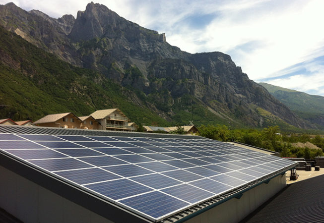 Installation solaire - Toiture bâtiment